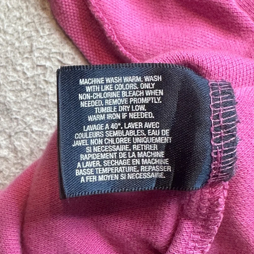 Polo Ralph Lauren Polo Shirt Kids XL 18-20 Pink Short Sleeve Pony Logo Pique